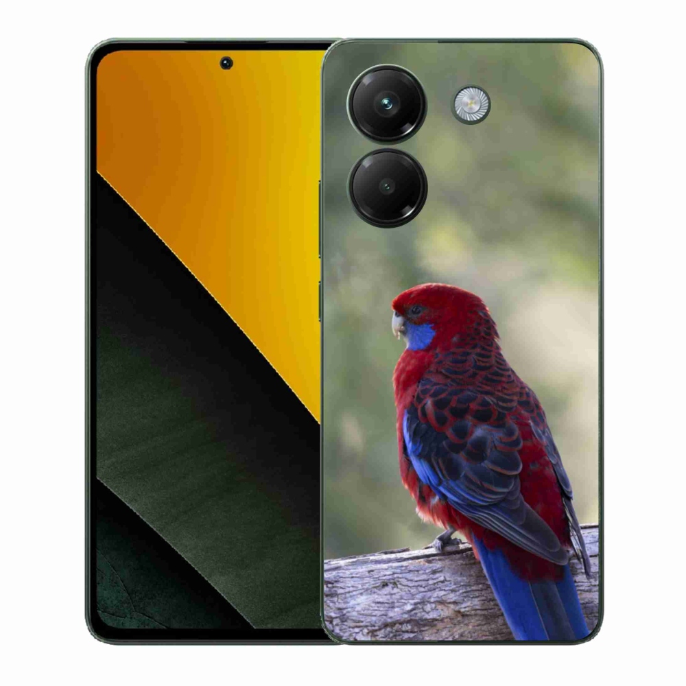 Gél borítás mmCase a Xiaomi Poco M7 Pro készülékhez - papagáj rosela