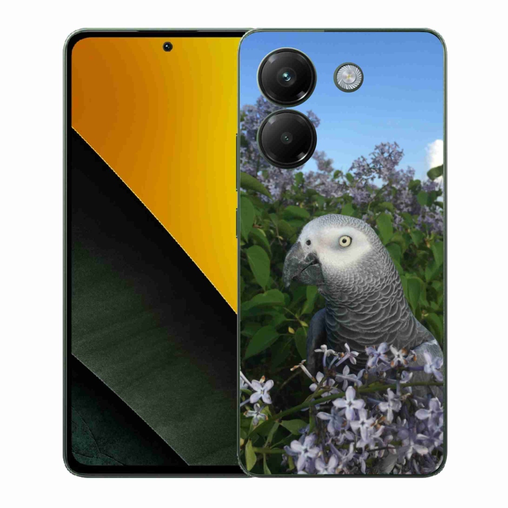 Gél borítás mmCase a Xiaomi Poco M7 Pro készülékhez - papagáj jacco