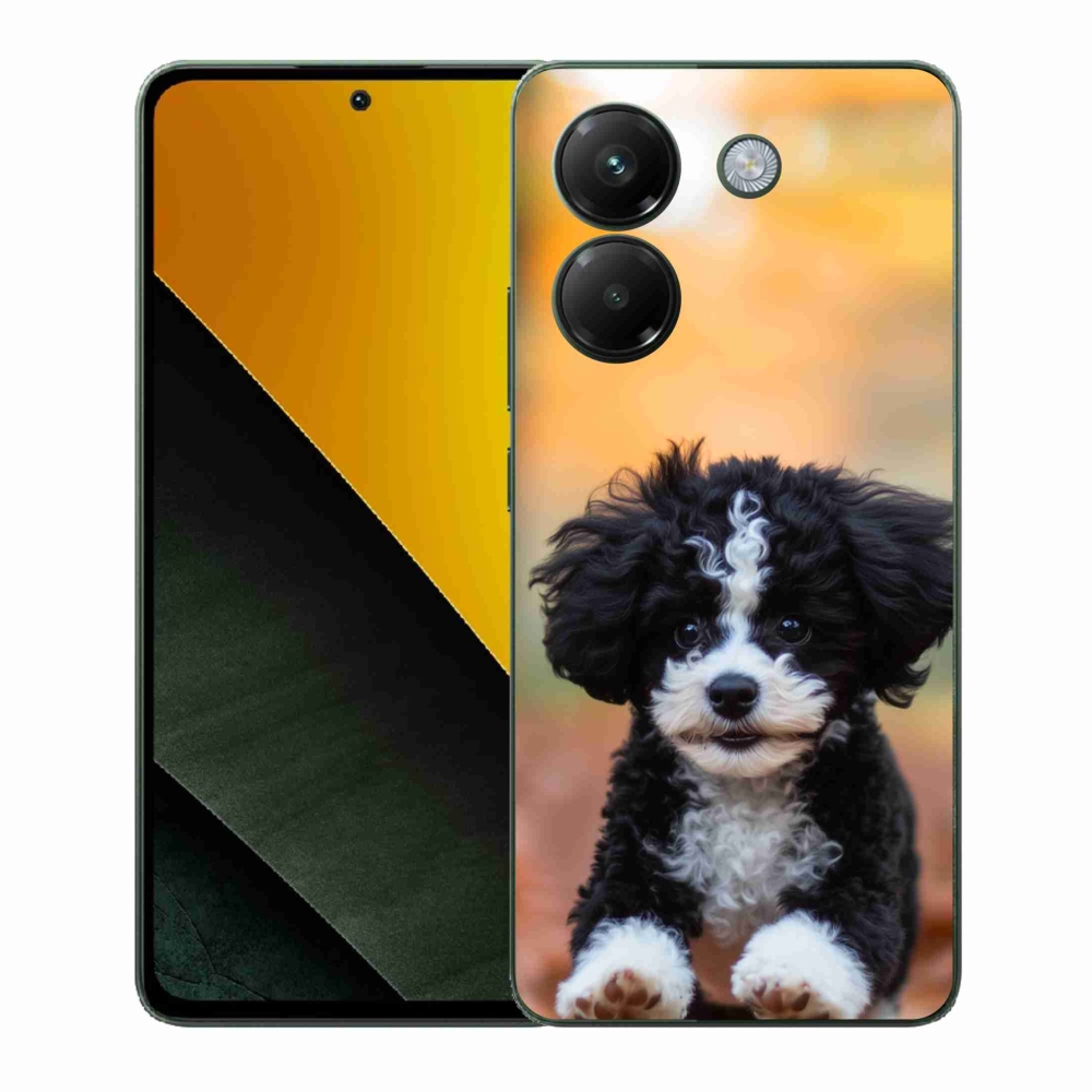 Gél borítás mmCase a Xiaomi Poco M7 Pro számára - aranyos kiskutya 2