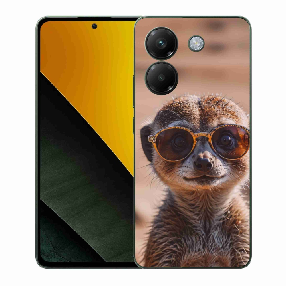 Gél borítás mmCase a Xiaomi Poco M7 Pro számára - stílusos surikata