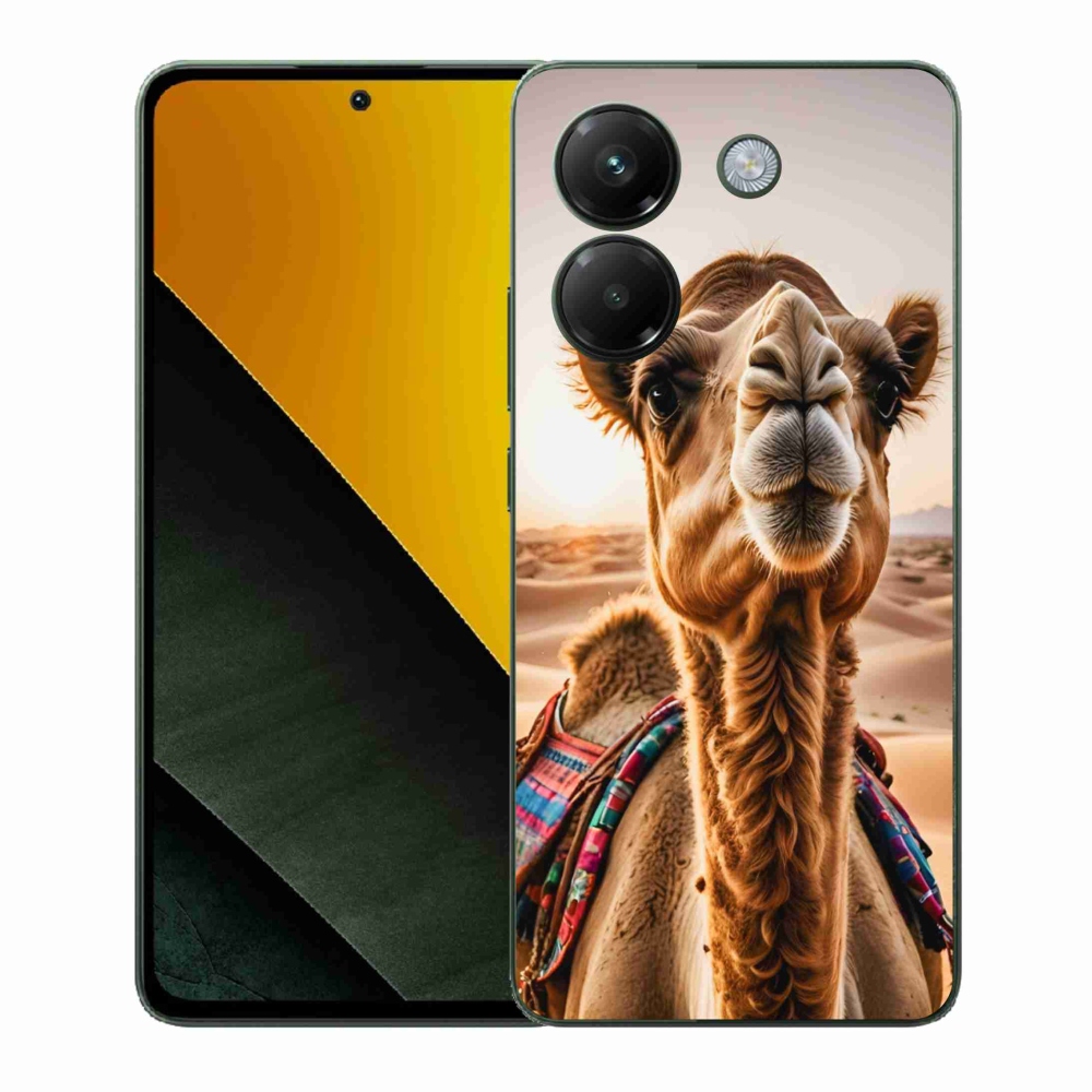Gél borítás mmCase a Xiaomi Poco M7 Pro készülékhez - teve színű