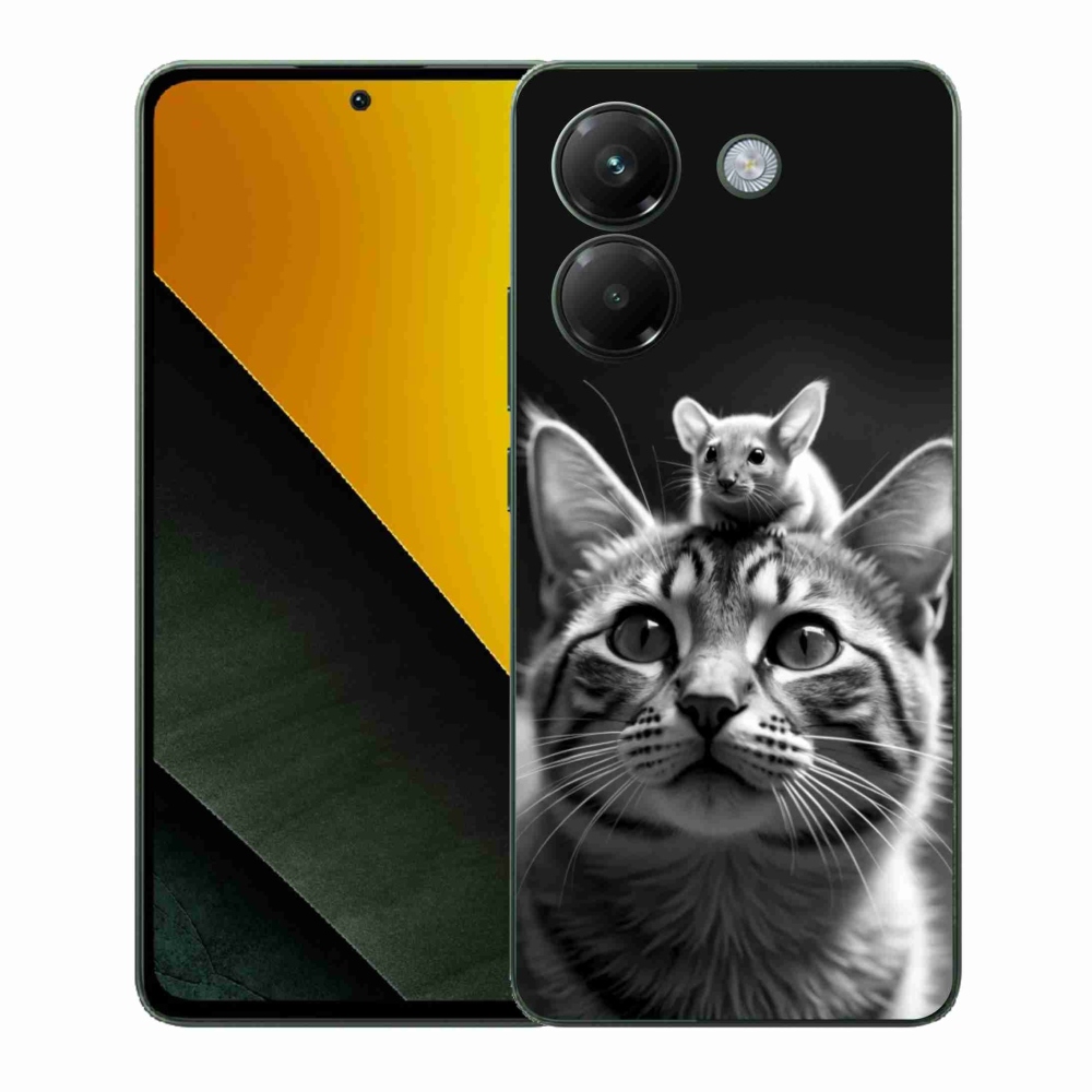 Gél borítás mmCase a Xiaomi Poco M7 Pro számára - állati barátság 2
