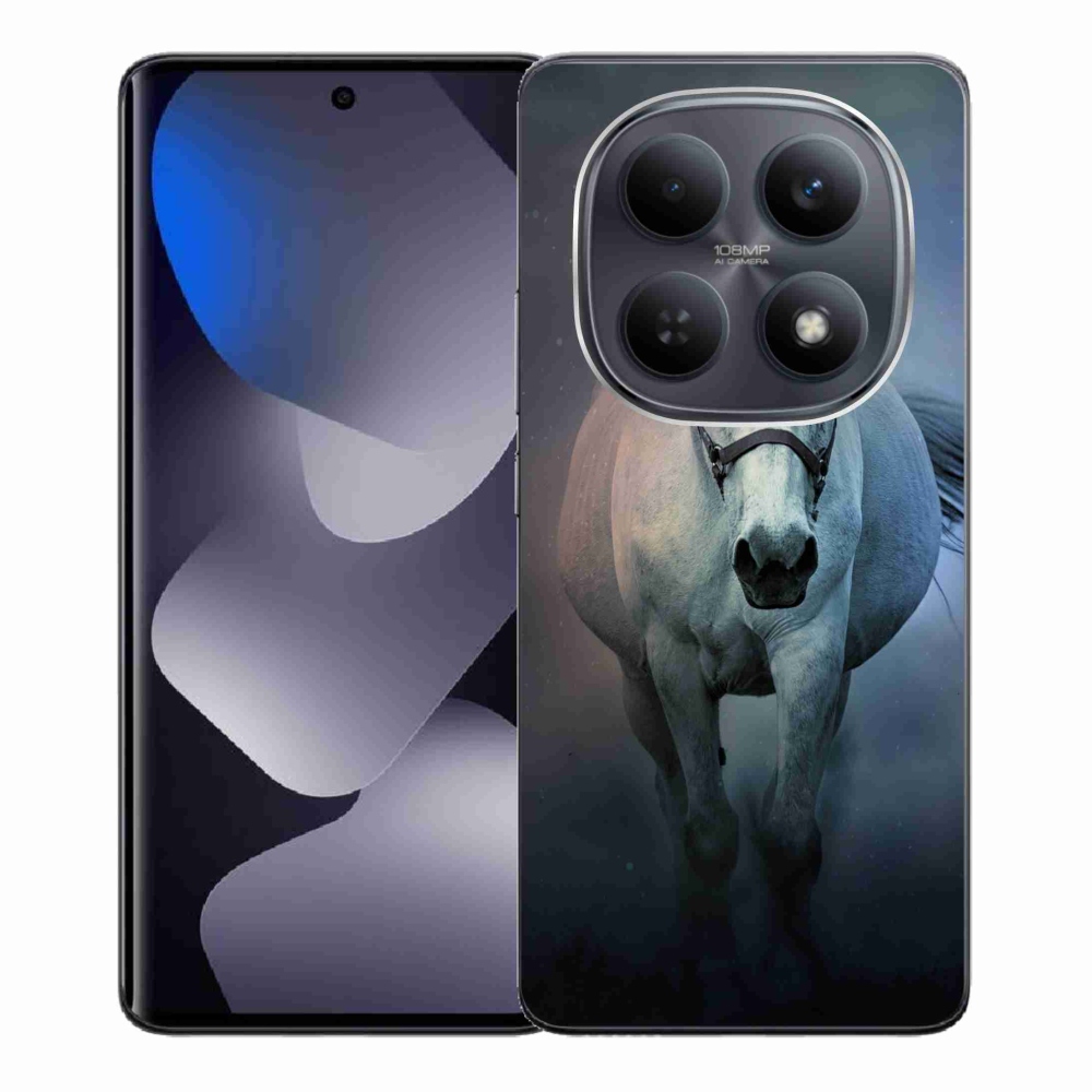 Gél borítás mmCase a Xiaomi Poco M8 5G/Redmi Note 15 5G/4G - futó fehér lóhoz