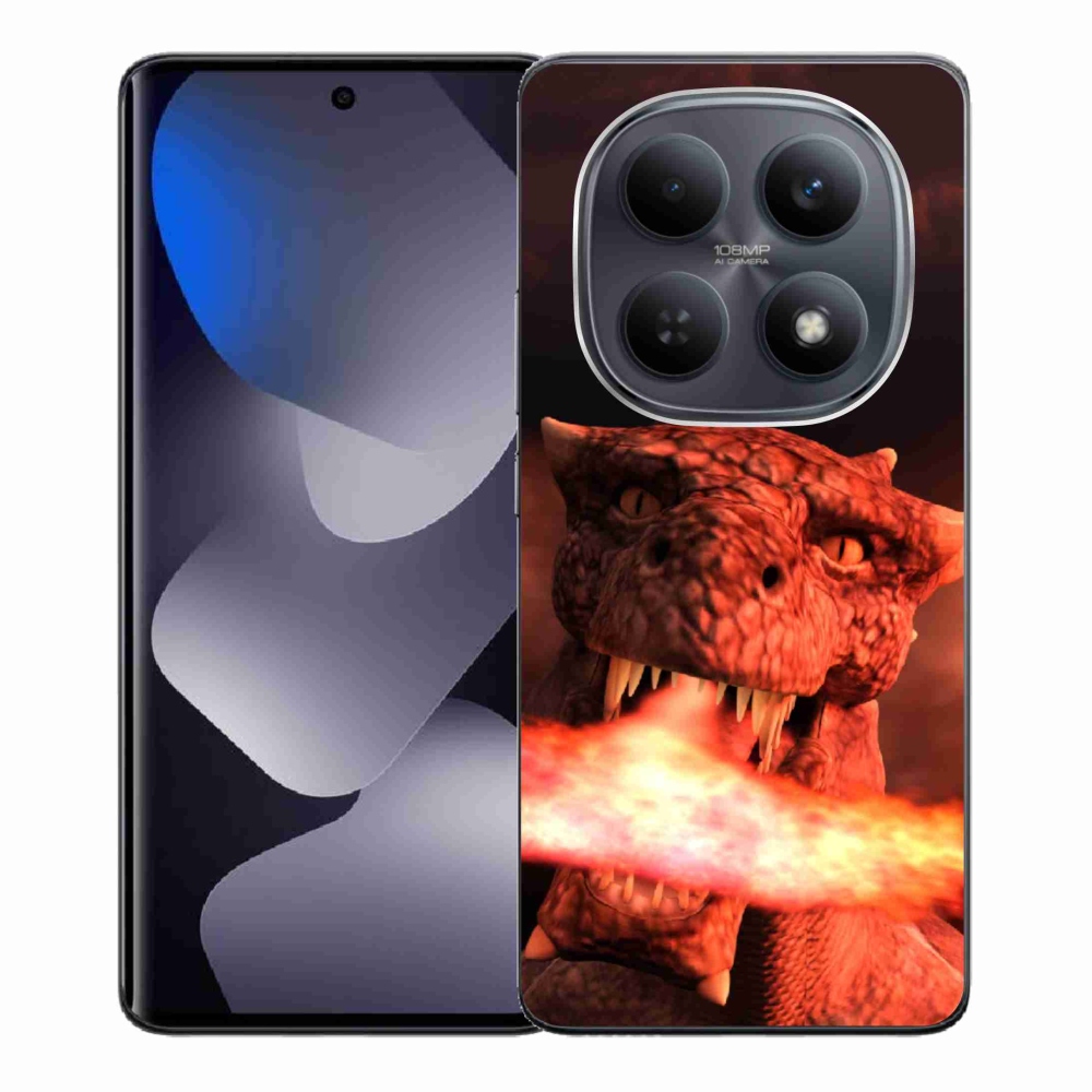 Gél borító mmCase a Xiaomi Poco M8 5G/Redmi Note 15 5G/4G - sárkányhoz