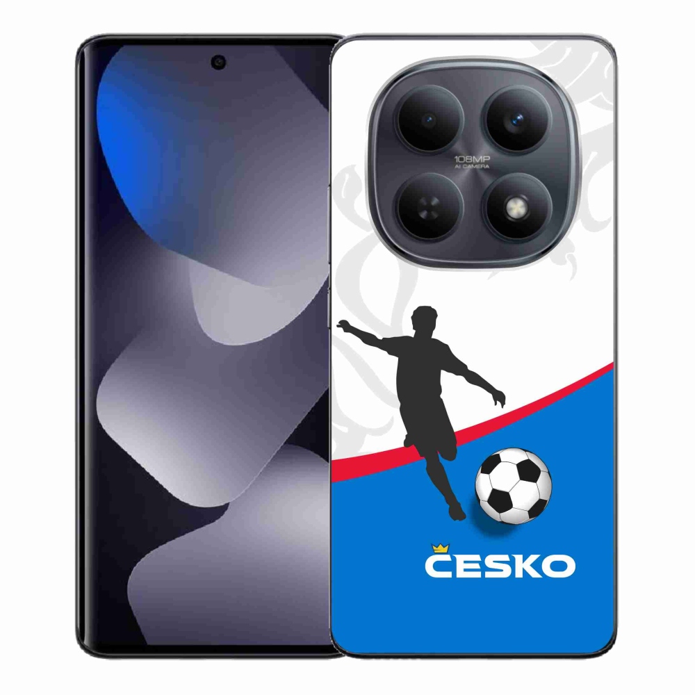 Gél borítás mmCase a Xiaomi Poco M8 5G/Redmi Note 15 5G/4G - futball Csehország 1