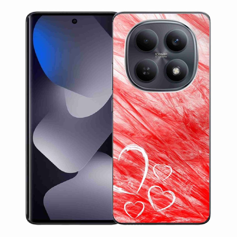 Gél borítás mmCase a Xiaomi Poco M8 5G/Redmi Note 15 5G/4G számára - szív