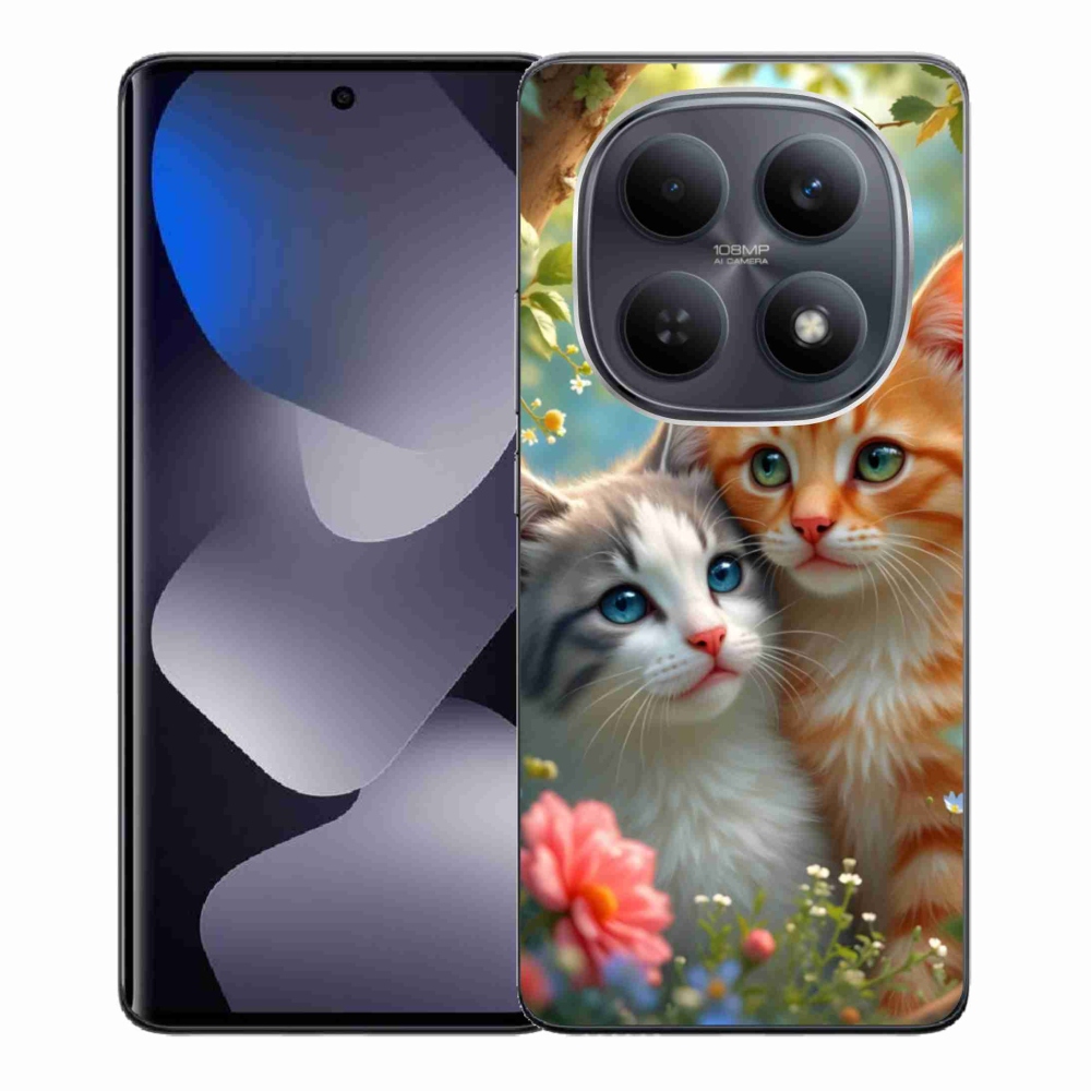Gél borítás mmCase a Xiaomi Poco M8 5G/Redmi Note 15 5G/4G - cat love 2 számára