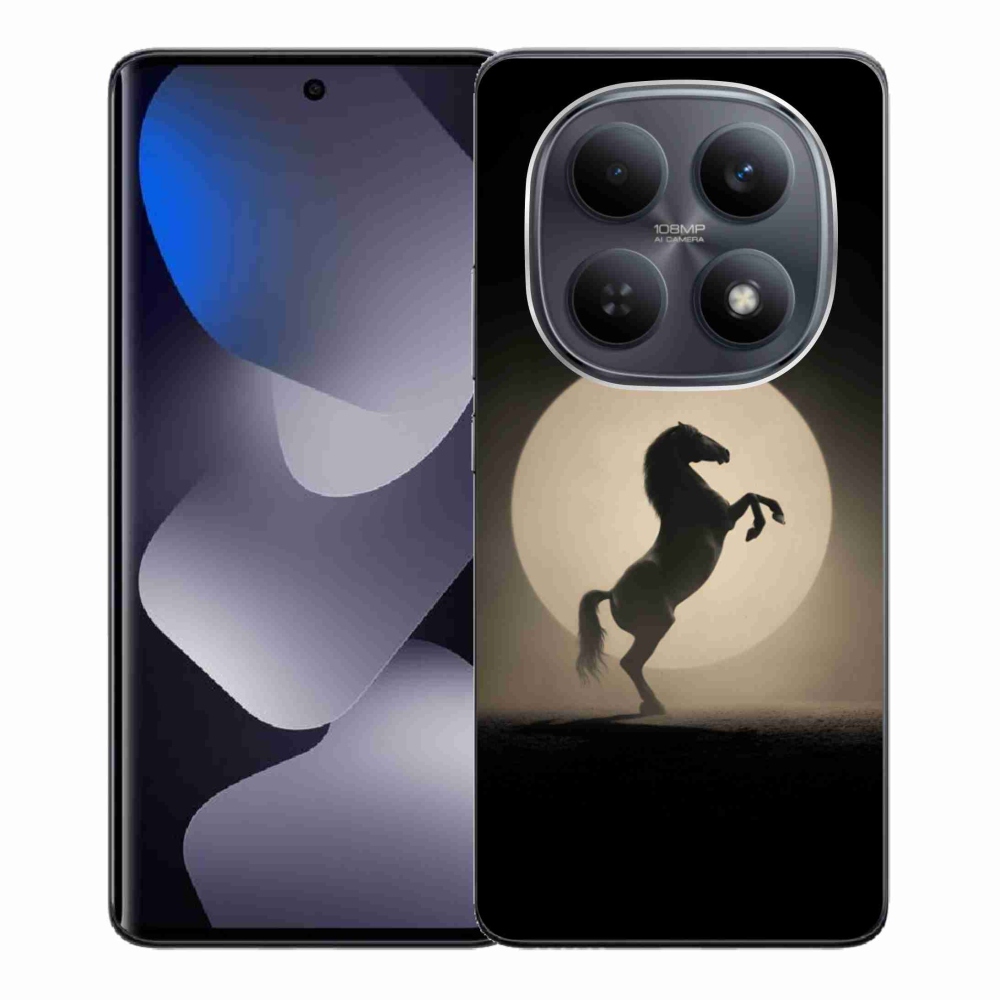 Zselés borítás mmCase a Xiaomi Poco M8 5G/Redmi Note 15 5G/4G - ló sziluettben