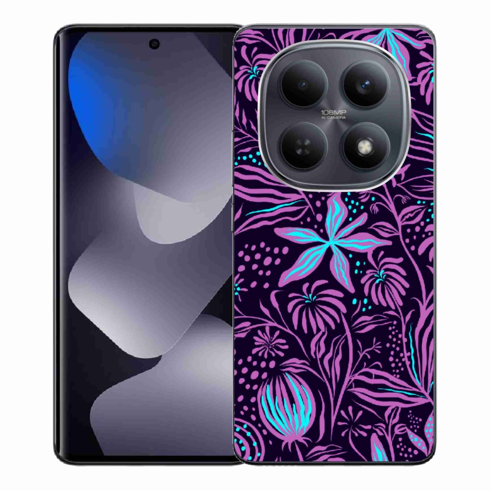 Gél borító mmCase a Xiaomi Poco M8 5G/Redmi Note 15 5G/4G - virágok 2