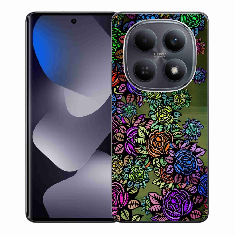 Gél borító mmCase a Xiaomi Poco M8 5G/Redmi Note 15 5G/4G - virágok 6