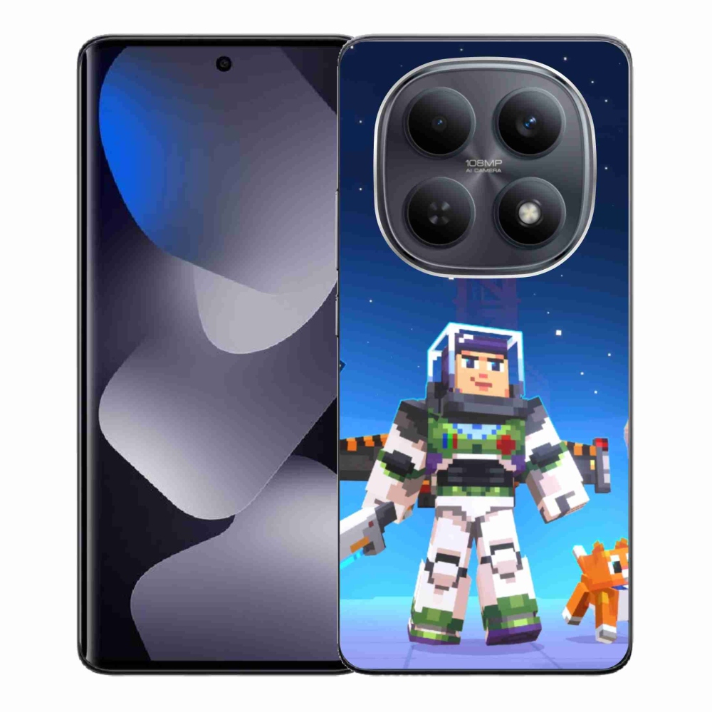 Gél borítás mmCase a Xiaomi Poco M8 5G/Redmi Note 15 5G/4G - minecraft 2 számára