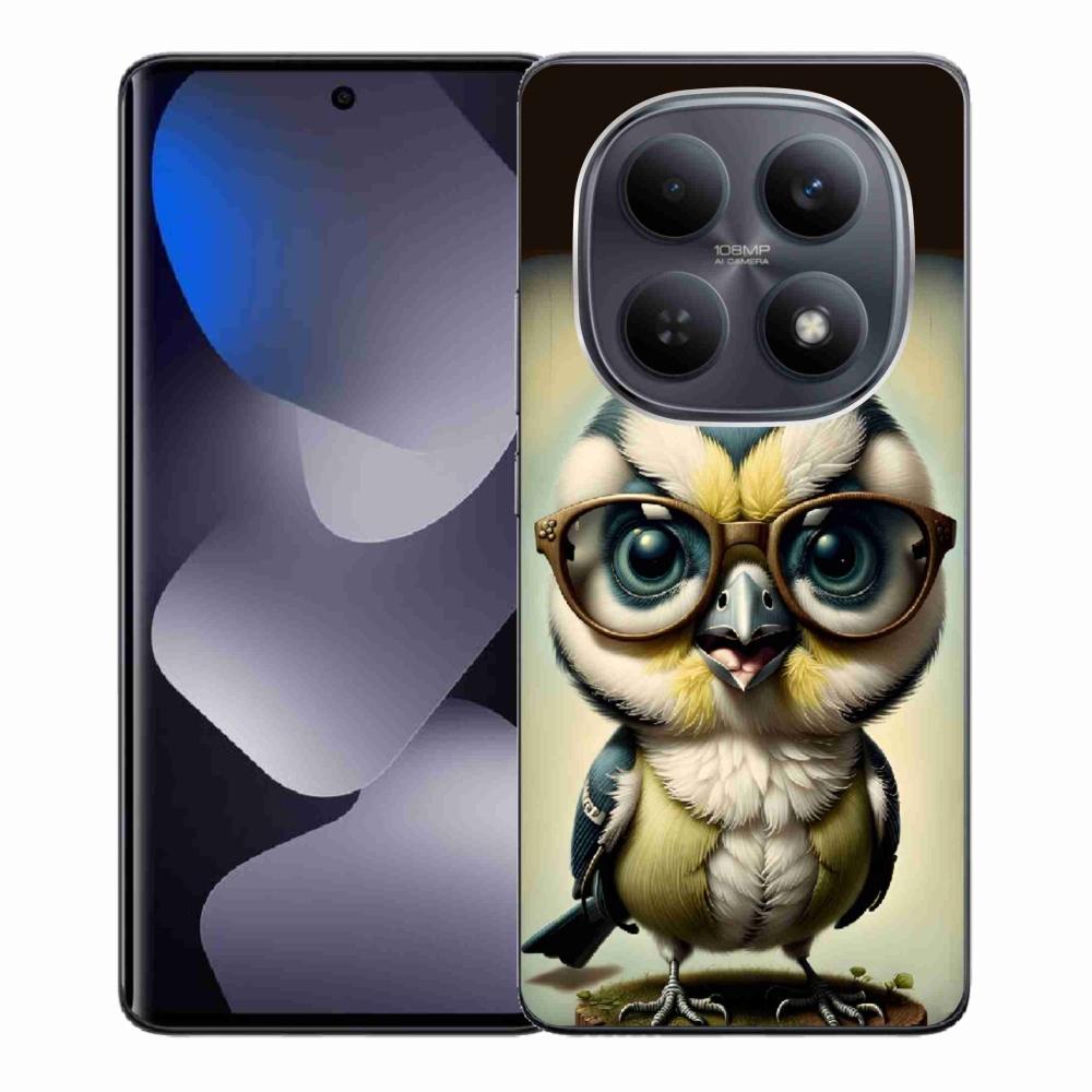 Gél borítás mmCase a Xiaomi Poco M8 5G/Redmi Note 15 5G/4G - kölyök szemüveggel