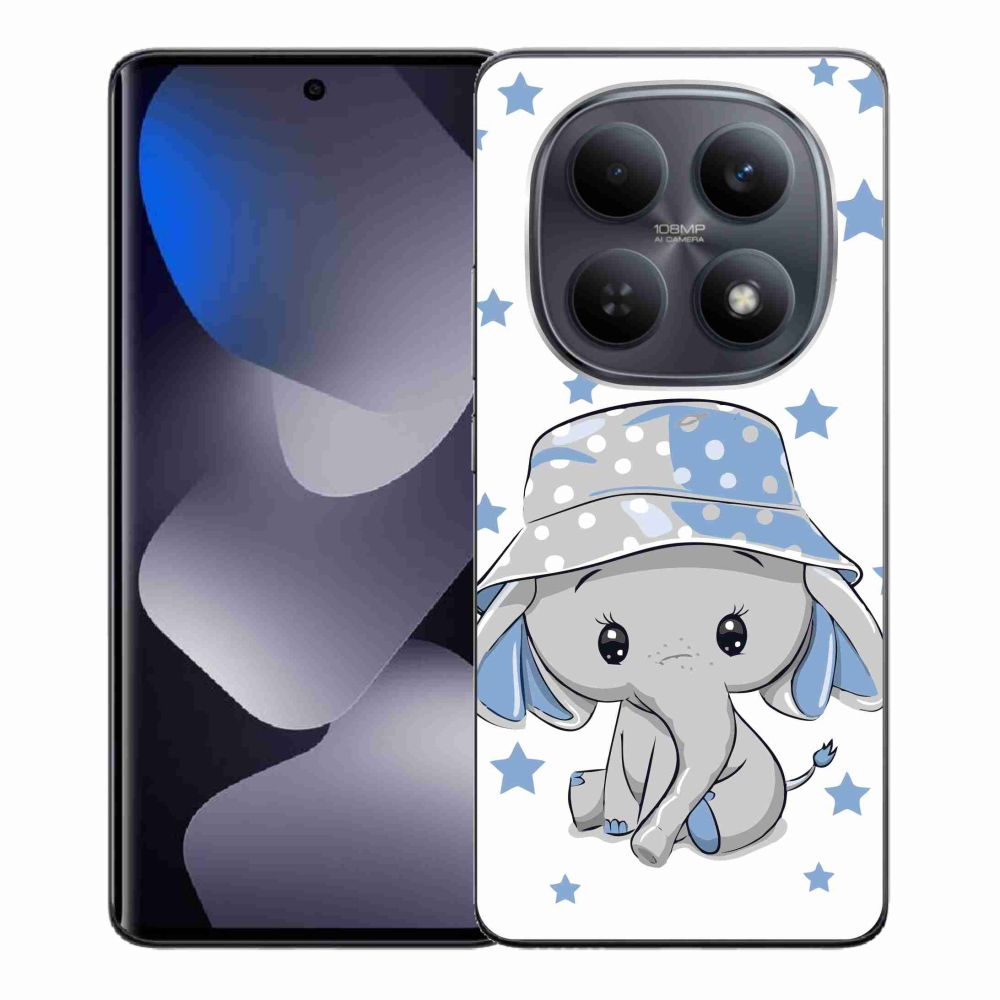 Gél borítás mmCase a Xiaomi Poco M8 5G/Redmi Note 15 5G/4G - kék elefánthoz