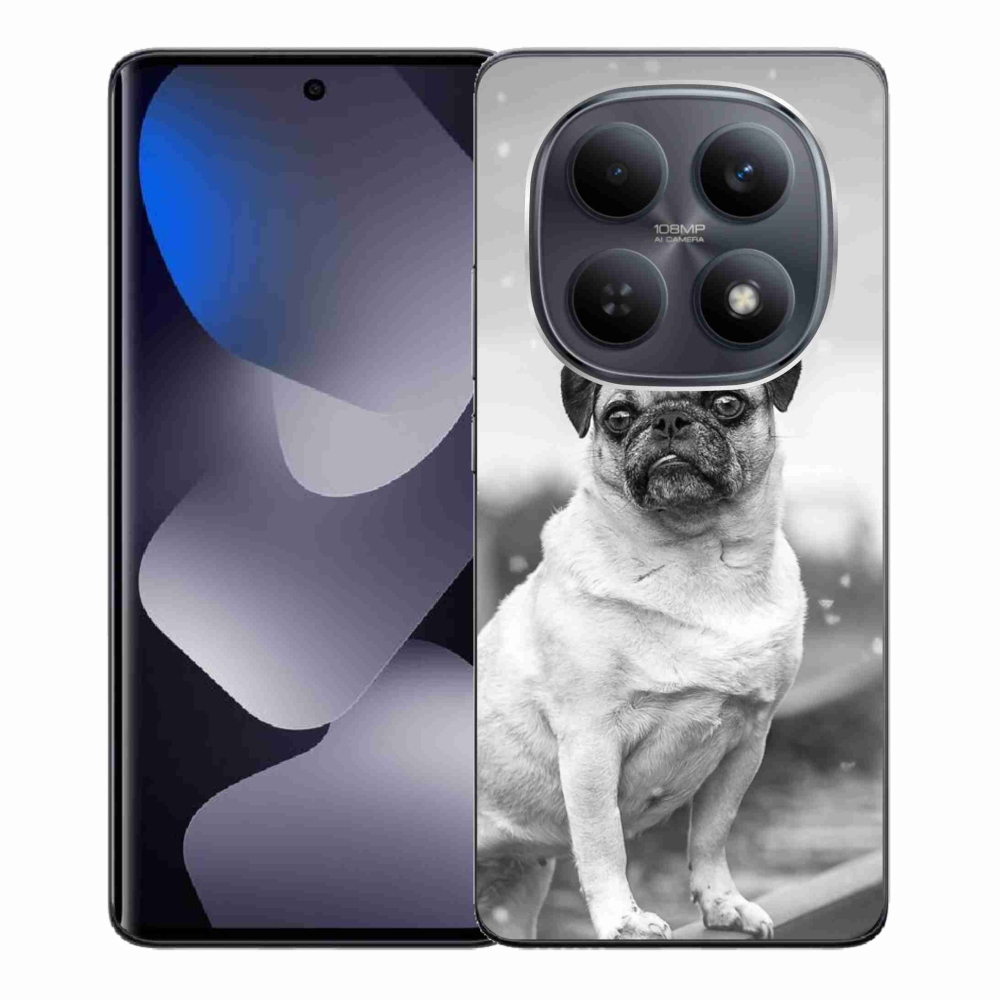 Gél borítás mmCase a Xiaomi Poco M8 5G/Redmi Note 15 5G/4G - mopszhoz