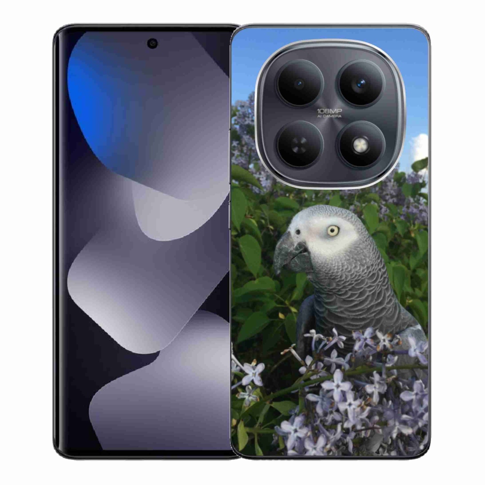 Gél borítás mmCase a Xiaomi Poco M8 5G/Redmi Note 15 5G/4G számára - papagáj jacco