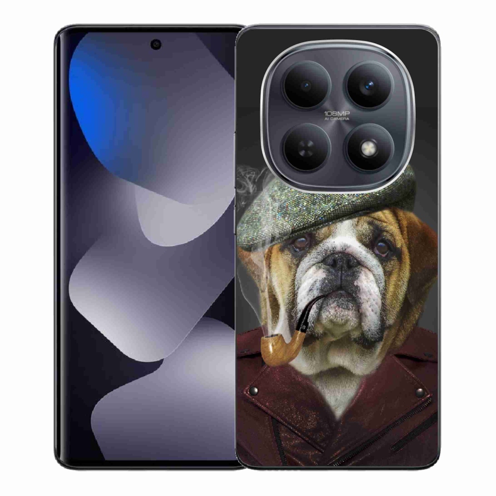 Gél borítás mmCase a Xiaomi Poco M8 5G/Redmi Note 15 5G/4G - kutya csővel