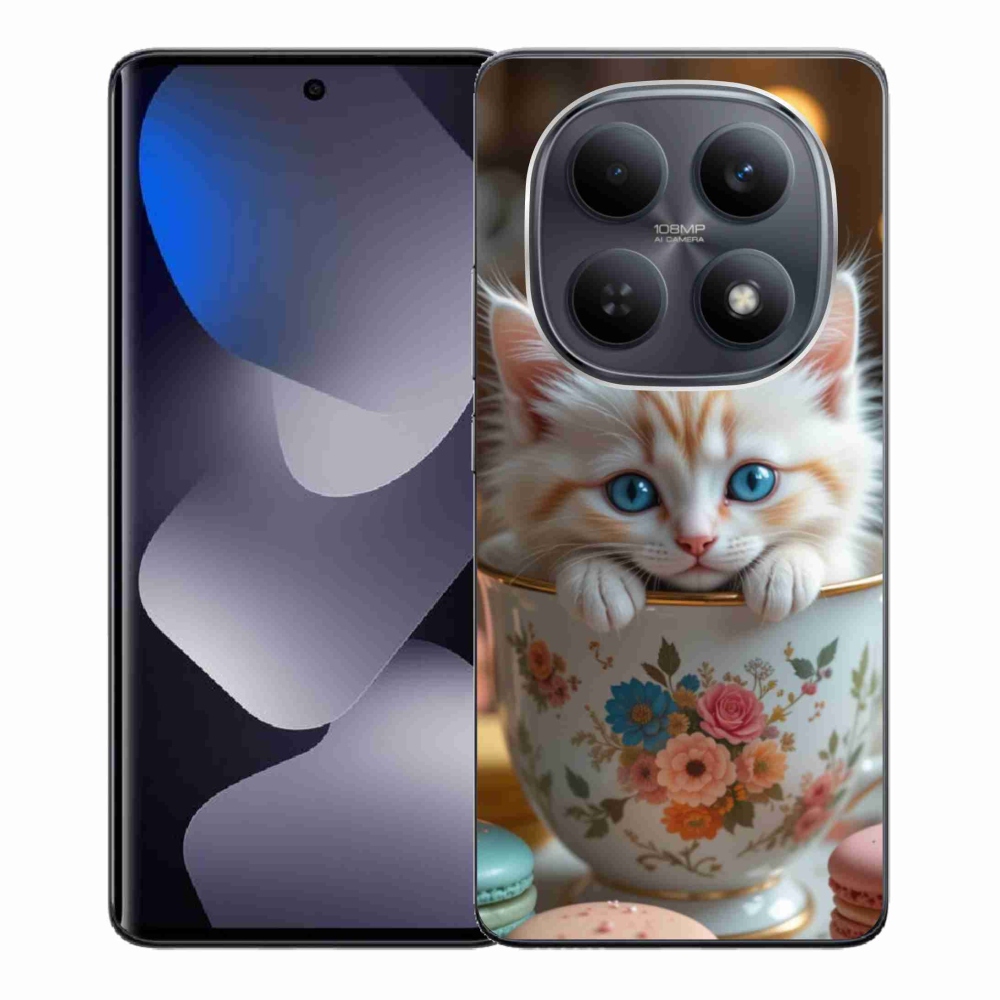 Gél borító mmCase a Xiaomi Poco M8 5G/Redmi Note 15 5G/4G - aranyos cica 6