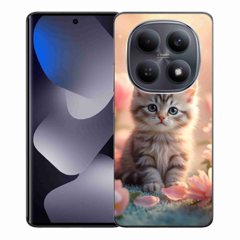 Gél borítás mmCase a Xiaomi Poco M8 5G/Redmi Note 15 5G/4G - aranyos cica 8