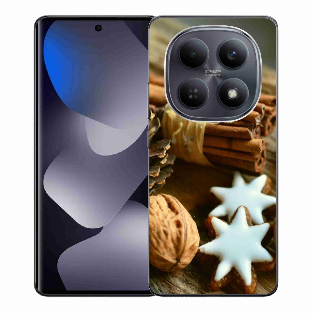 Gél borítás mmCase a Xiaomi Poco M8 5G/Redmi Note 15 5G/4G - fahéj és mézeskalács számára