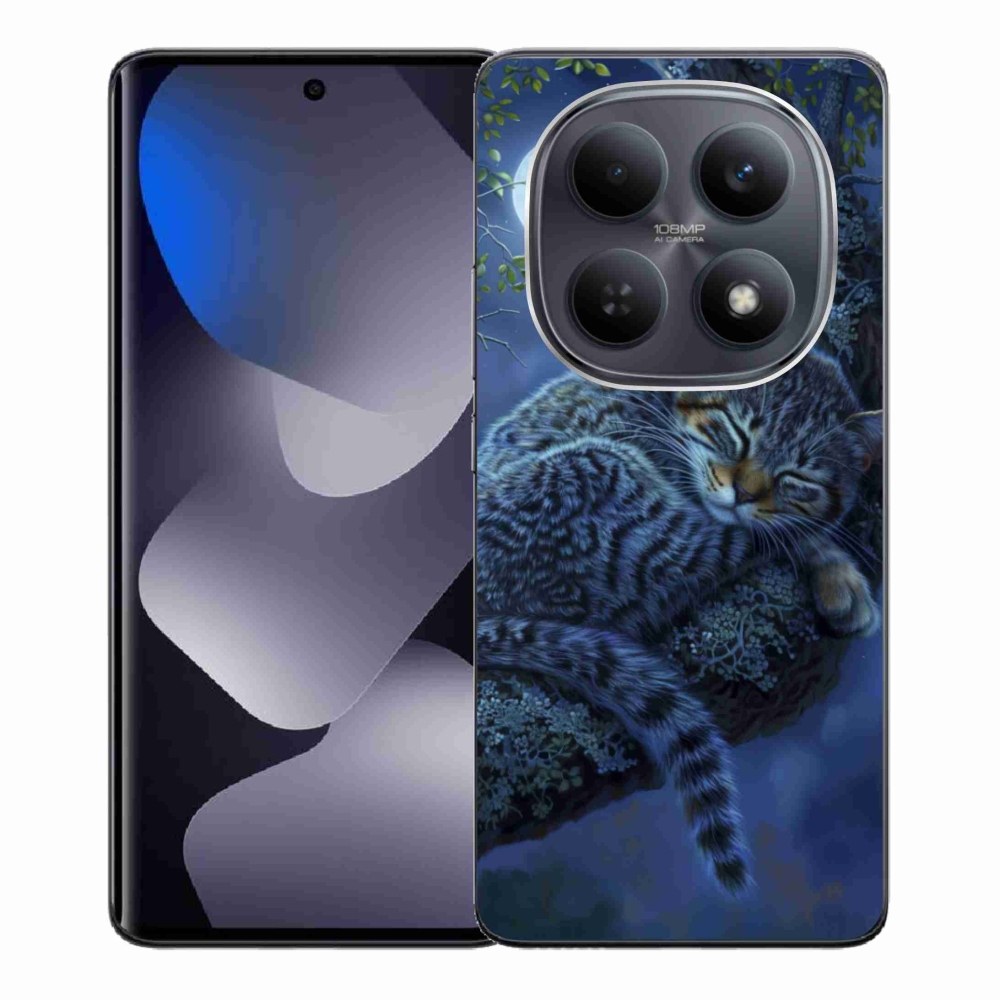 Gél borító mmCase a Xiaomi Poco M8 5G/Redmi Note 15 5G/4G - alvó macska számára