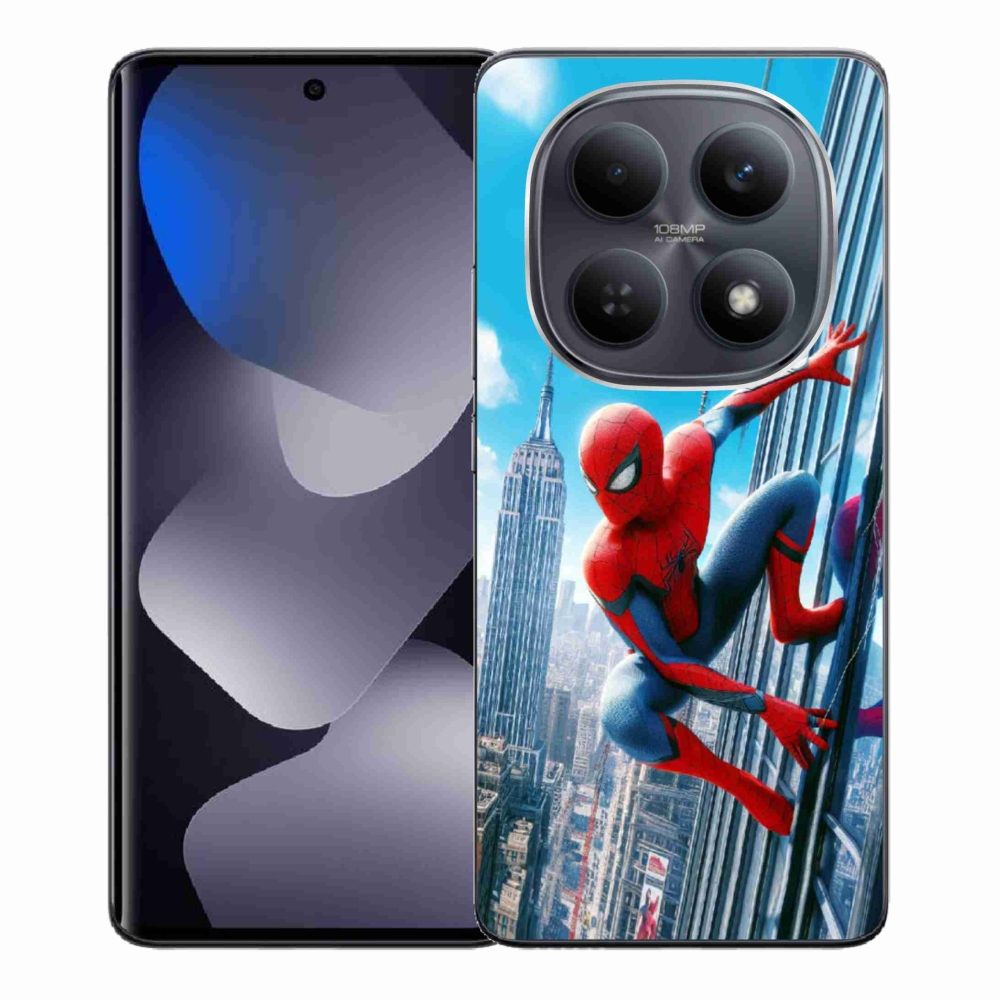 Gél borítás mmCase a Xiaomi Poco M8 5G/Redmi Note 15 5G/4G - spiderman számára
