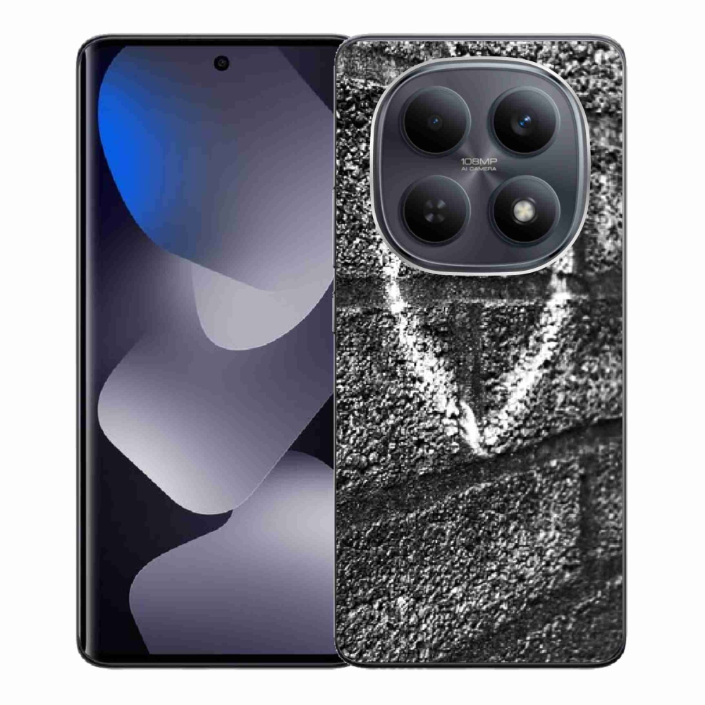 Gél borítás mmCase a Xiaomi Poco M8 5G/Redmi Note 15 5G/4G - szív a falon