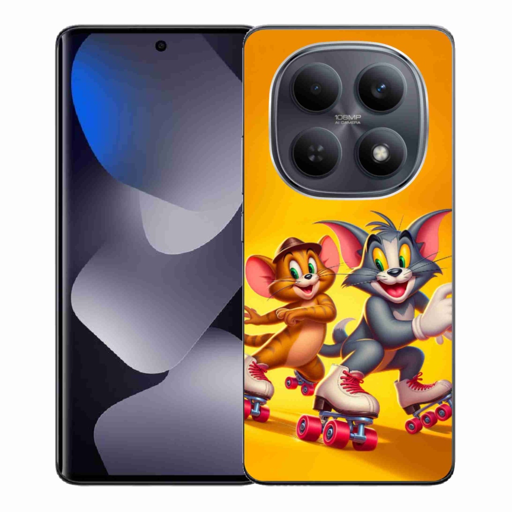 Gél borítás mmCase a Xiaomi Poco M8 5G/Redmi Note 15 5G/4G számára - tom a jerry