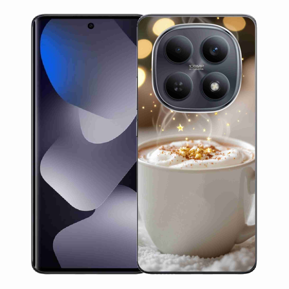 Gél borítás mmCase a Xiaomi Poco M8 5G/Redmi Note 15 5G/4G - karácsonyi forró italhoz