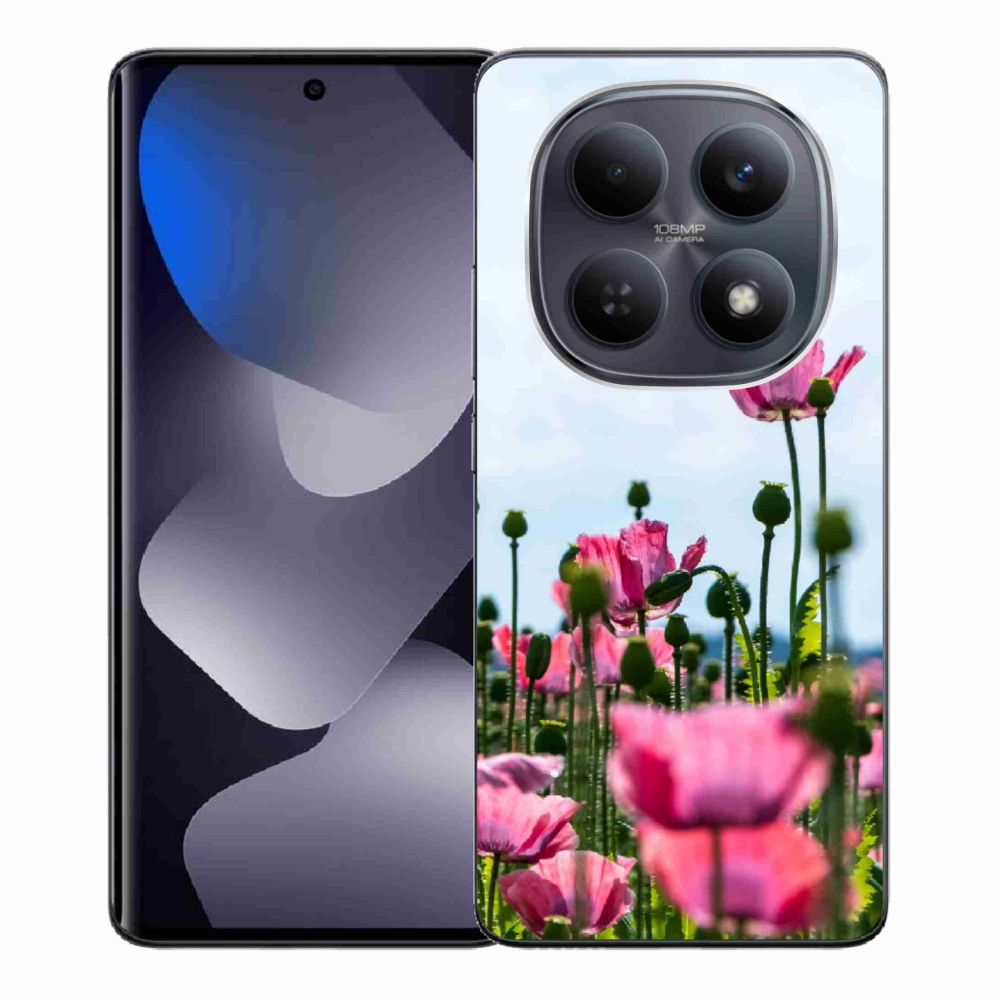 Gél borítás mmCase a Xiaomi Poco M8 5G/Redmi Note 15 5G/4G számára - mákos színű