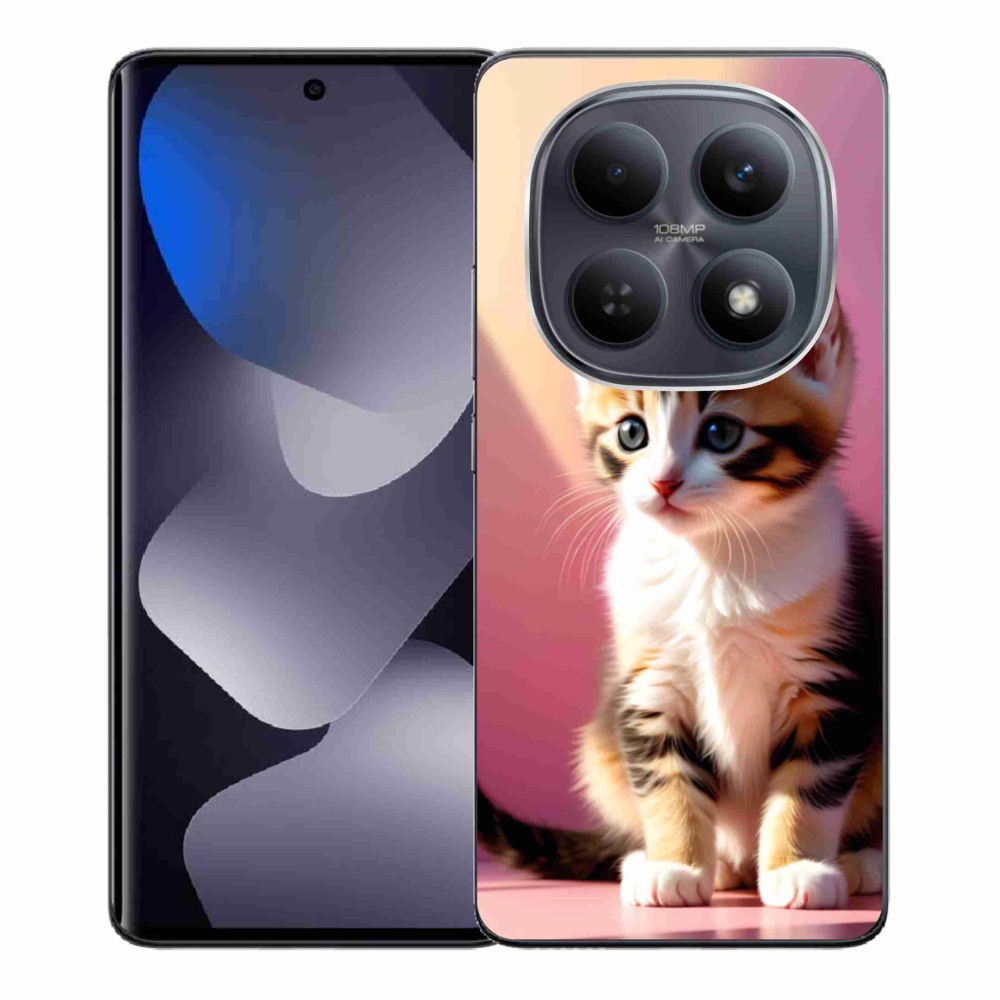 Gél borítás mmCase a Xiaomi Poco M8 5G/Redmi Note 15 5G/4G - kíváncsi cica 2