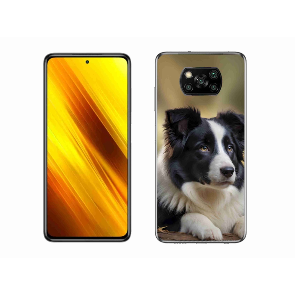 Gél borítás mmCase a Xiaomi Poco X3-hoz - border collie 2