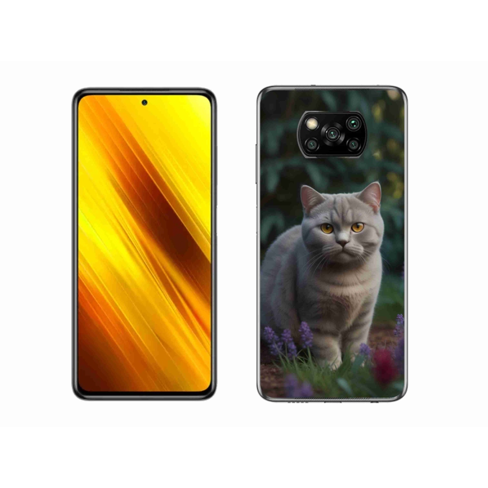 Gél borítás mmCase a Xiaomi Poco X3-hoz - brit macska