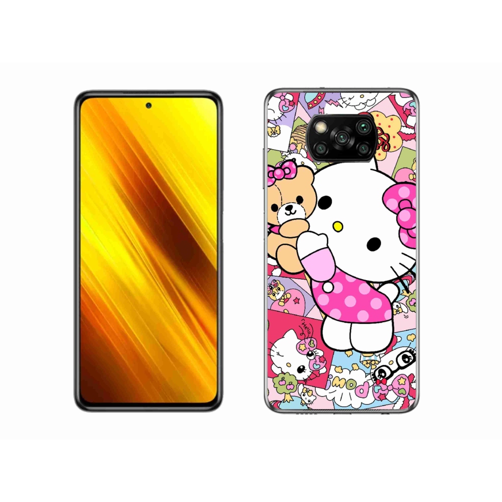 Gél borítás mmCase a Xiaomi Poco X3-hoz - aranyos cica