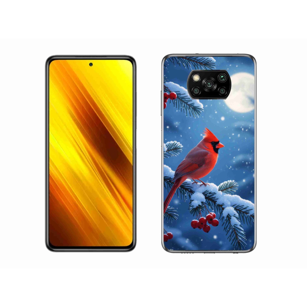 Gél borítás mmCase a Xiaomi Poco X3-hoz - kardinálpiros színű