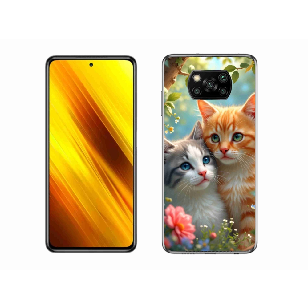 Gél borítás mmCase a Xiaomi Poco X3-hoz - macskaszerelem 2