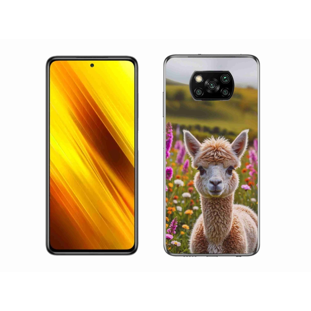 Gél borítás mmCase a Xiaomi Poco X3-hoz - láma a réten