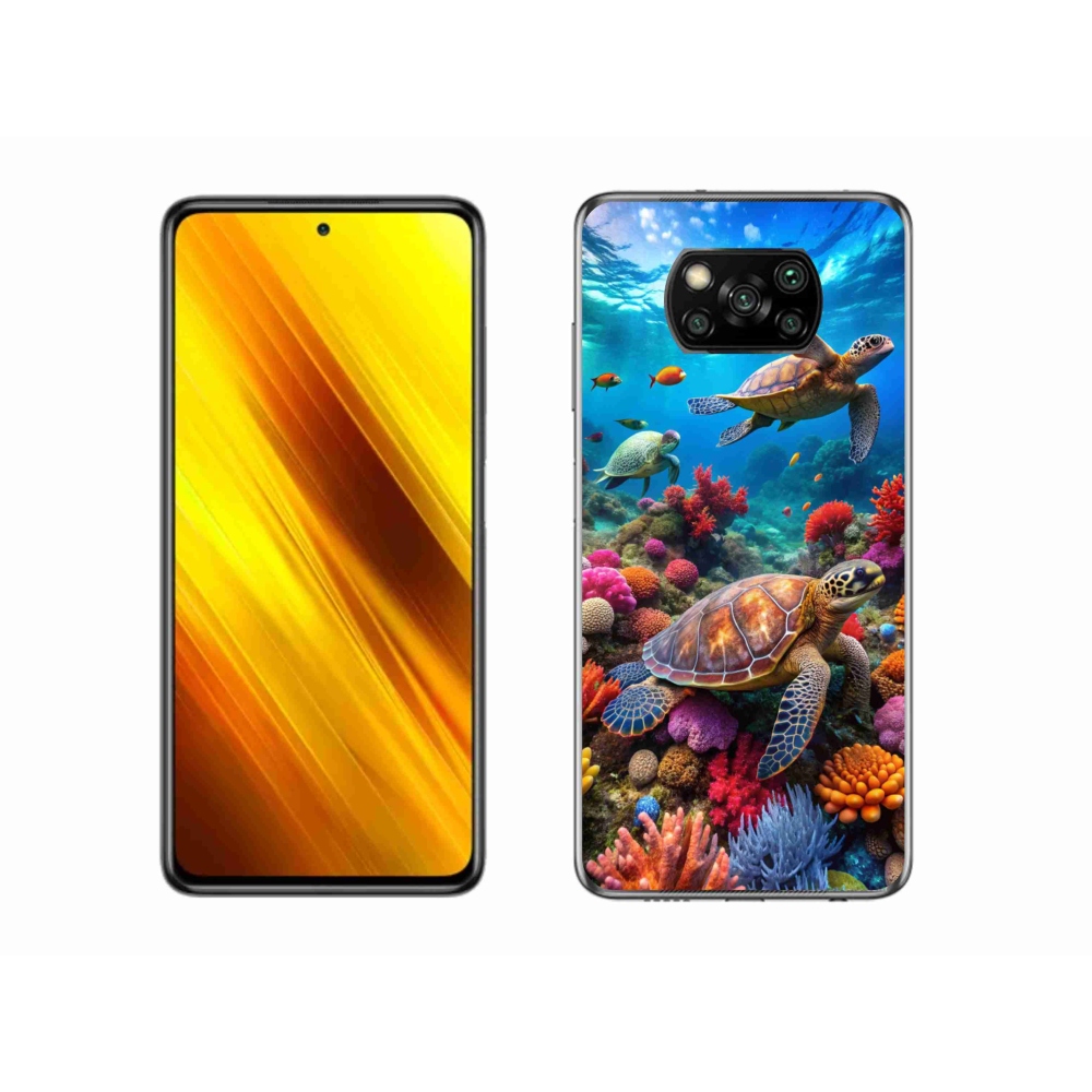 Gél borítás mmCase a Xiaomi Poco X3 készülékhez - Sea World 2