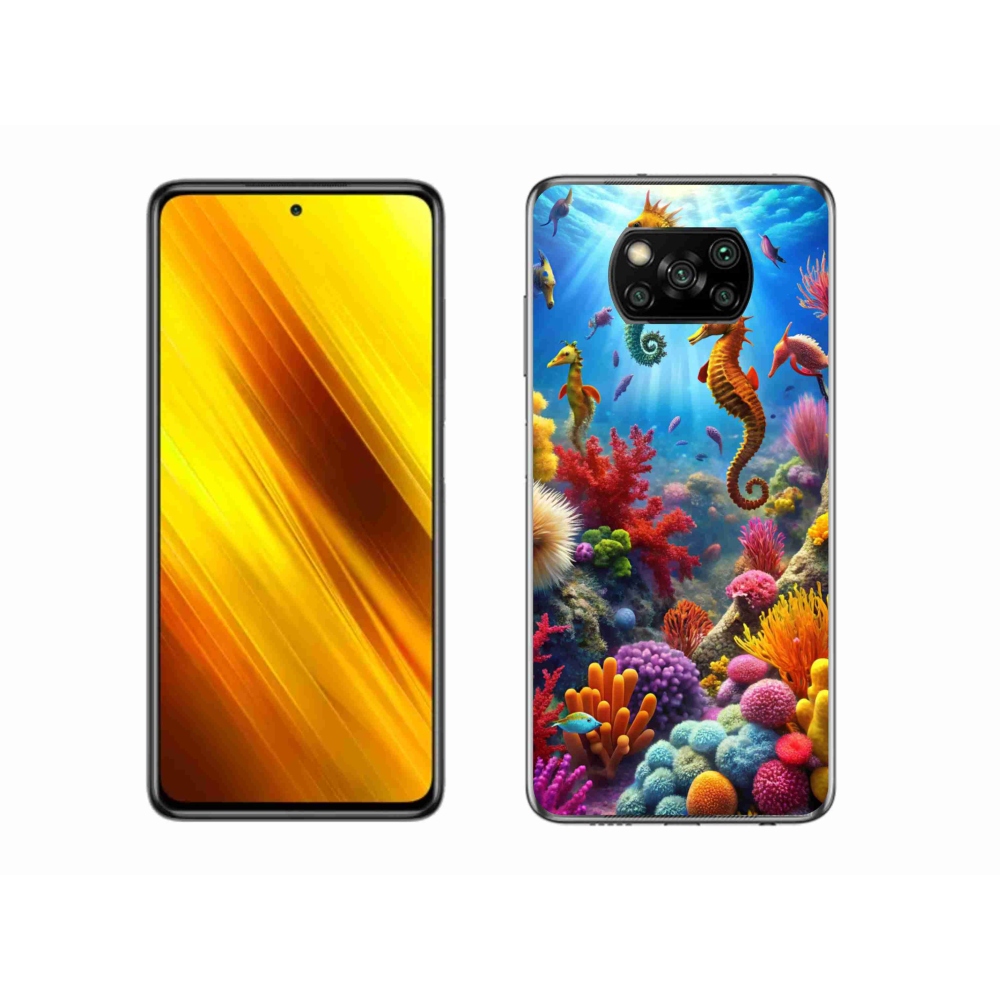 Gél borítás mmCase a Xiaomi Poco X3 készülékhez - Sea World 3