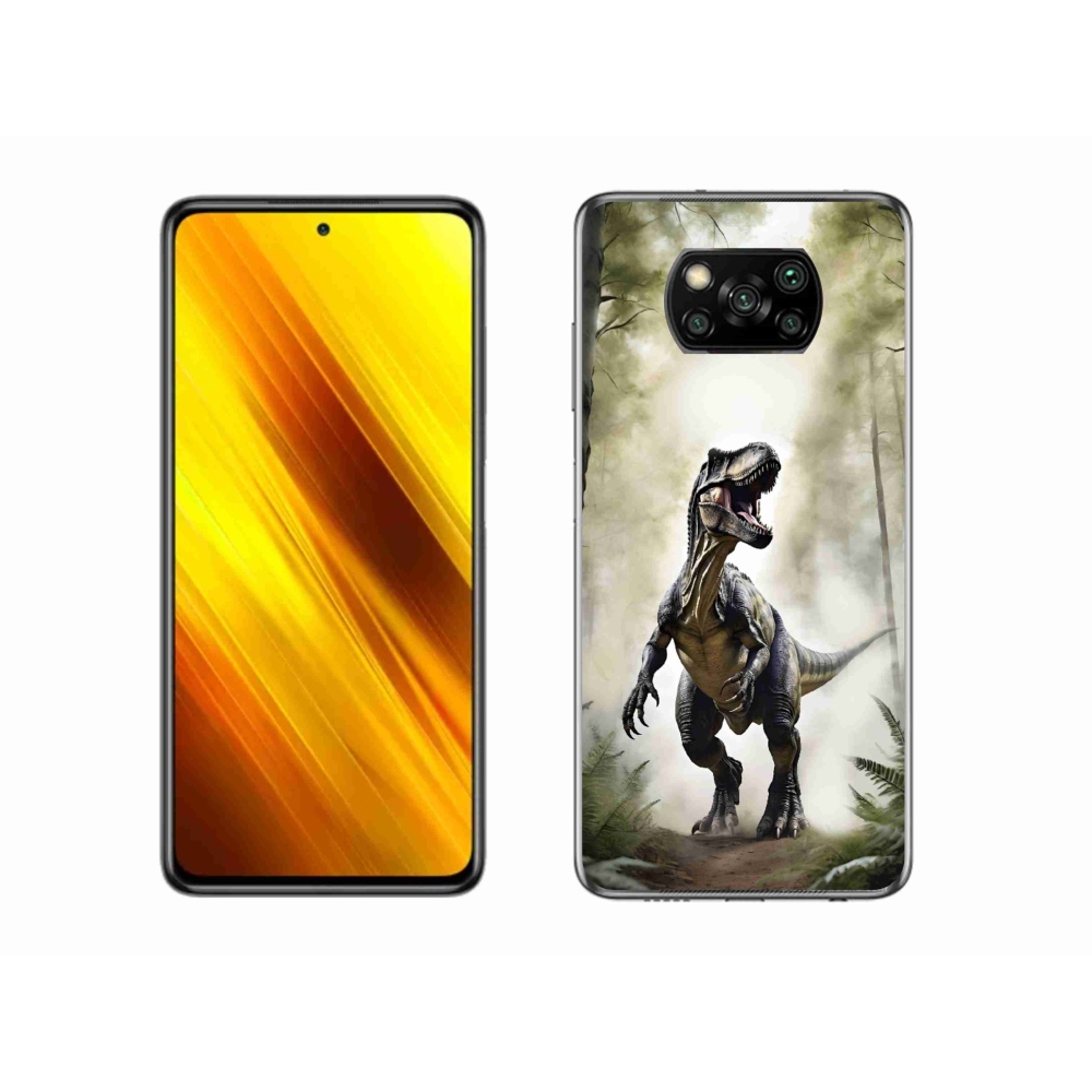Gél borítás mmCase a Xiaomi Poco X3-hoz - dühös T-Rex