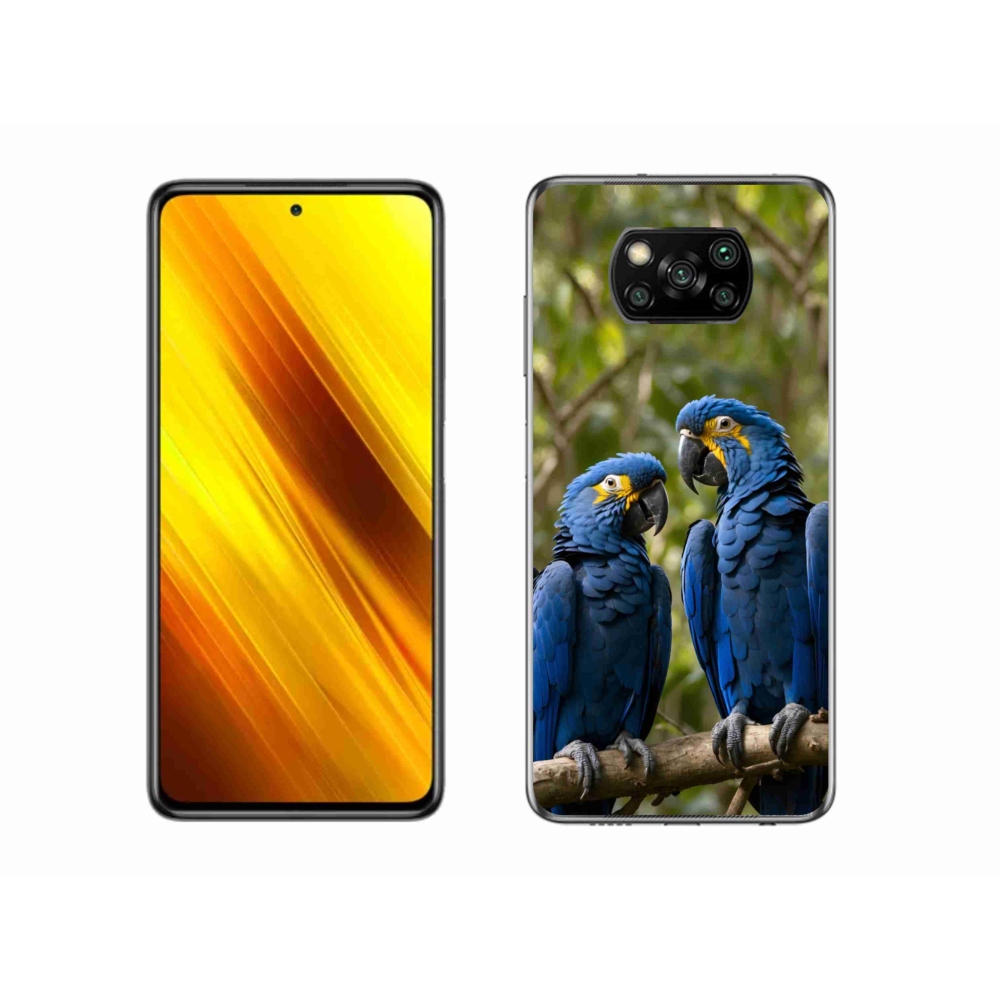 Gél borítás mmCase a Xiaomi Poco X3-hoz - papagáj duó