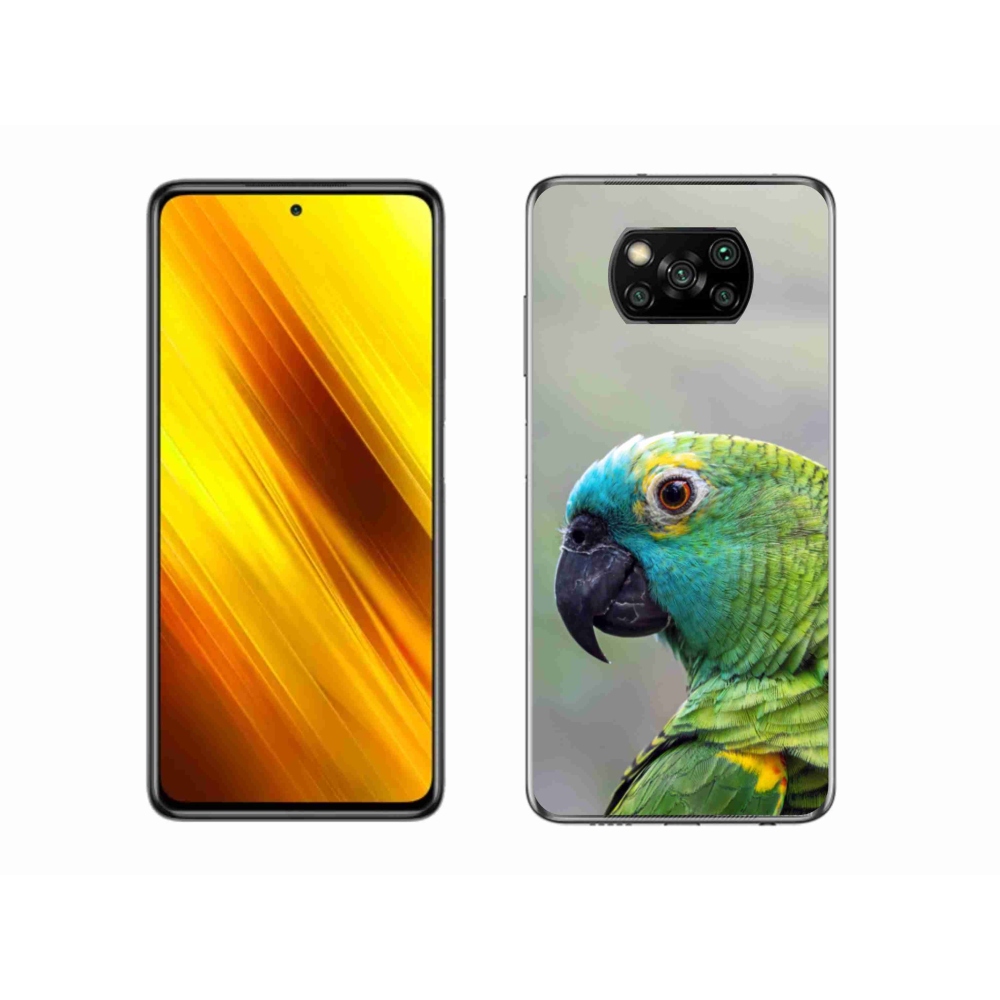 Gél borítás mmCase a Xiaomi Poco X3-hoz - papagáj amazon