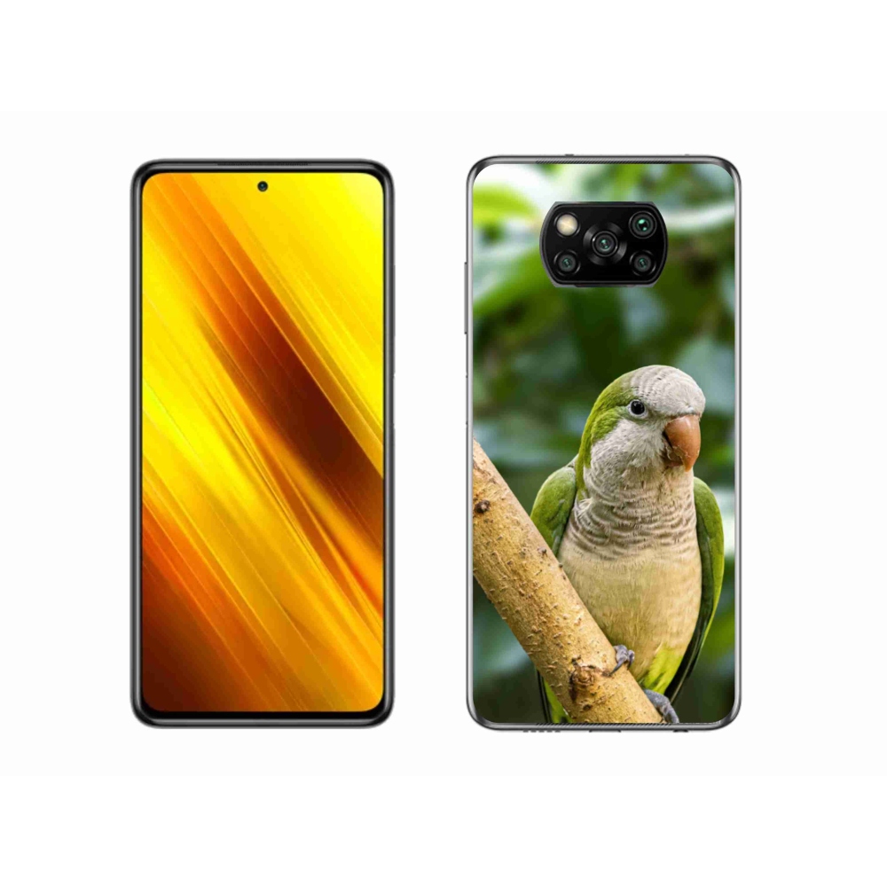 Gél borítás mmCase a Xiaomi Poco X3-hoz - papagáj
