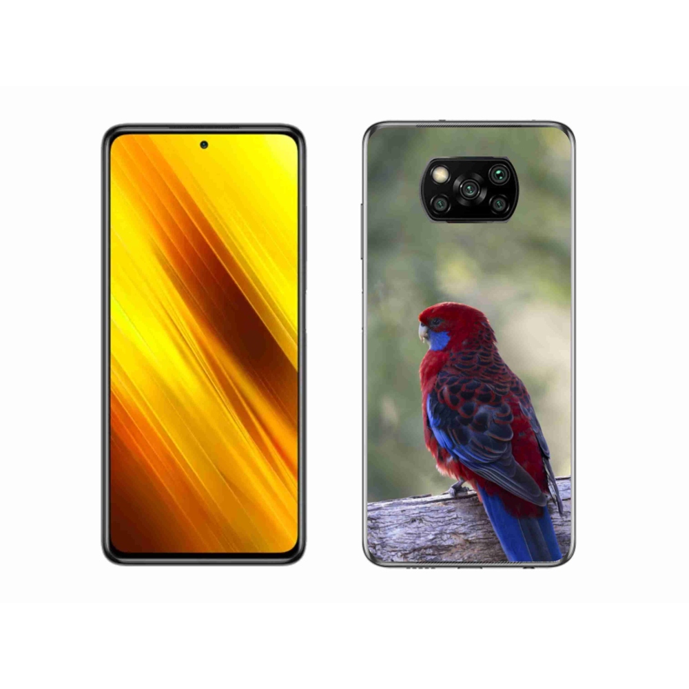Gél borítás mmCase a Xiaomi Poco X3-hoz - papagáj rosela