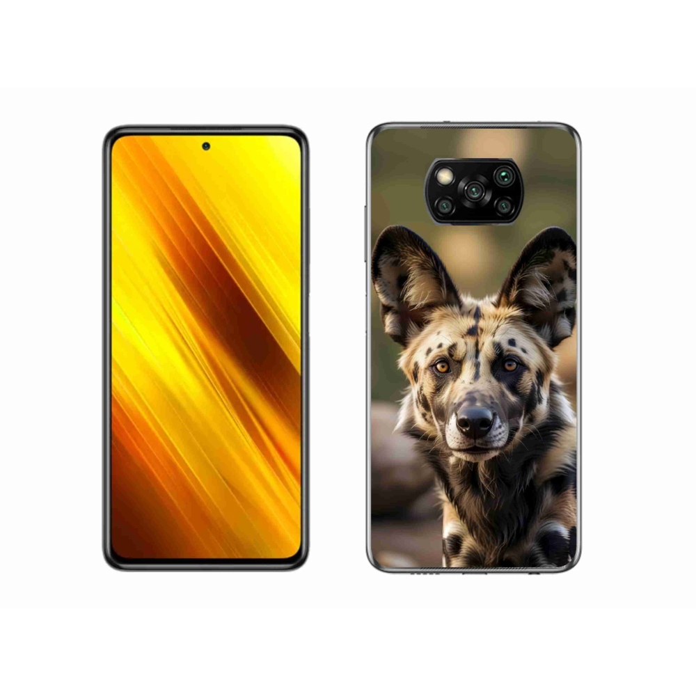 Gél borítás mmCase a Xiaomi Poco X3 Pro készülékhez - afrikai vadkutya