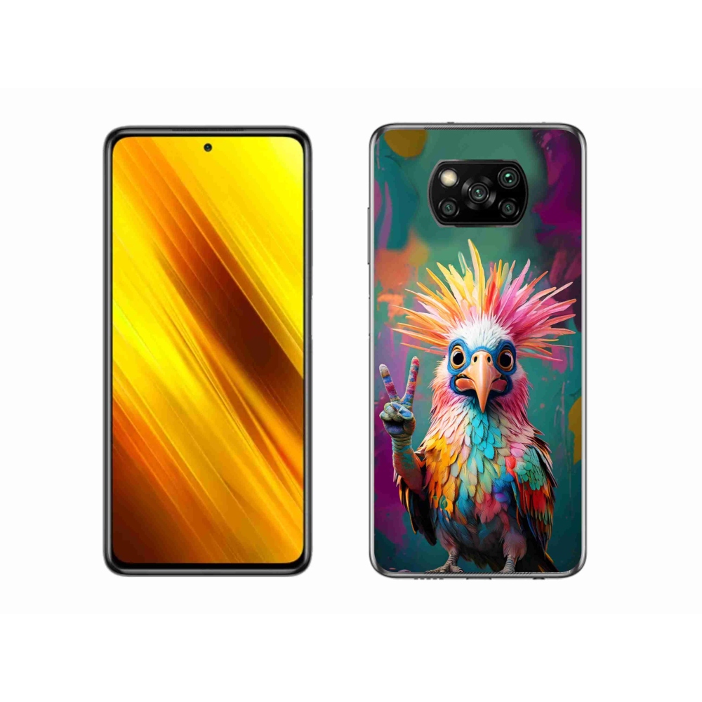 Gél borítás mmCase a Xiaomi Poco X3 Pro számára - színes lázadó