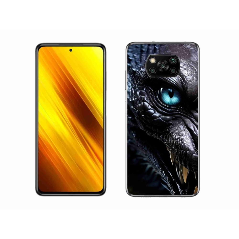 Gél borítás mmCase a Xiaomi Poco X3 Pro számára - sárkány nézet