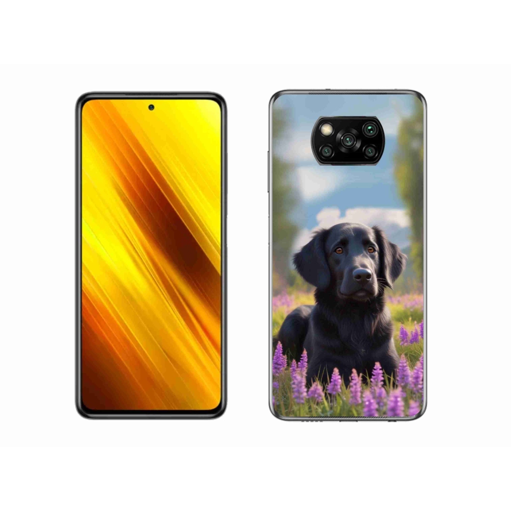 Gél borítás mmCase a Xiaomi Poco X3 Pro készülékhez - elegáns fekete retriever