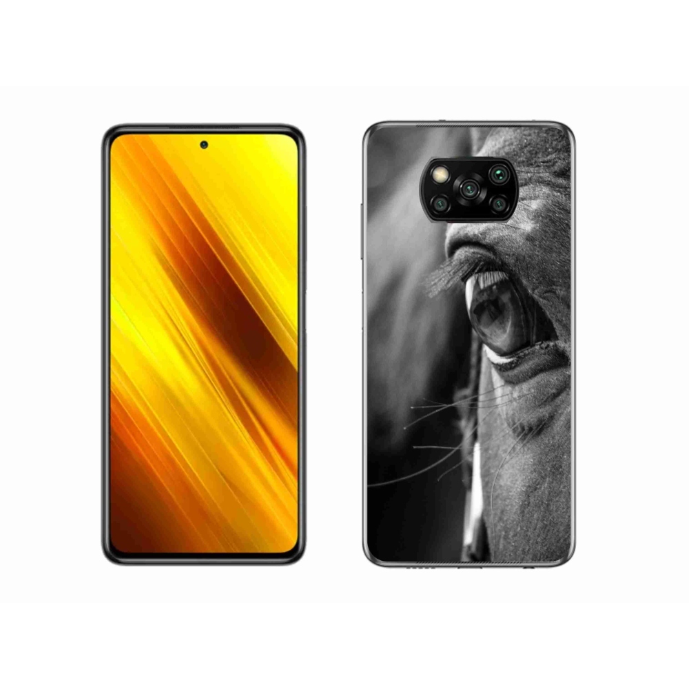 Gél borítás mmCase a Xiaomi Poco X3 Pro számára - ló nézet