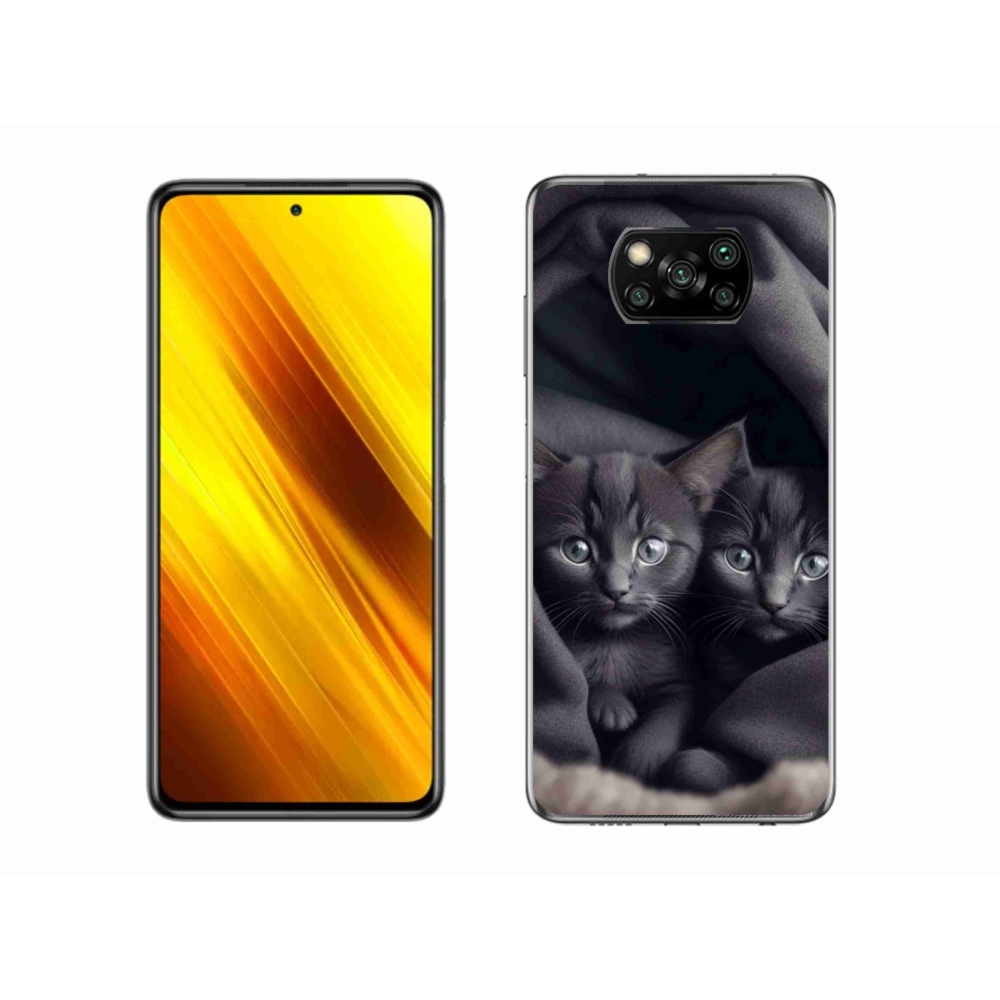 Gél borítás mmCase a Xiaomi Poco X3 Pro készülékhez - cat duo