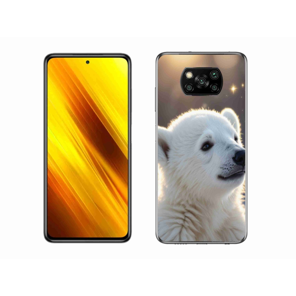 Gél borítás mmCase a Xiaomi Poco X3 Pro készülékhez - jegesmedve